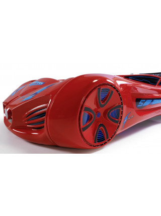 Ліжко машинка Tesla Star червона пластикова 2